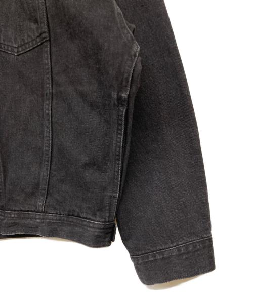 AP STUDIO（エーピーストゥディオ）AP STUDIO (エーピーストゥディオ) ブラックオーバーサイズデニムジャケット ブラック サイズ:-の古着・服飾アイテム