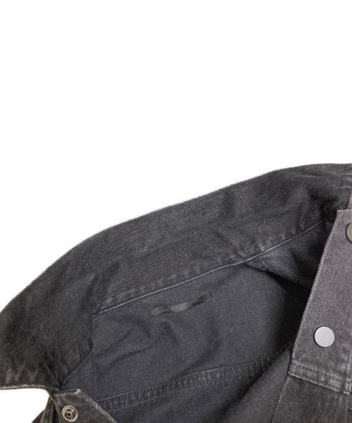 AP STUDIO（エーピーストゥディオ）AP STUDIO (エーピーストゥディオ) ブラックオーバーサイズデニムジャケット ブラック サイズ:-の古着・服飾アイテム