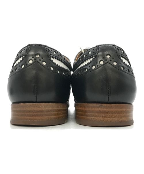 CHURCH'S（チャーチ）CHURCH'S (チャーチ) ウィングチップシューズ ブラック×ホワイト サイズ:38 1/2の古着・服飾アイテム