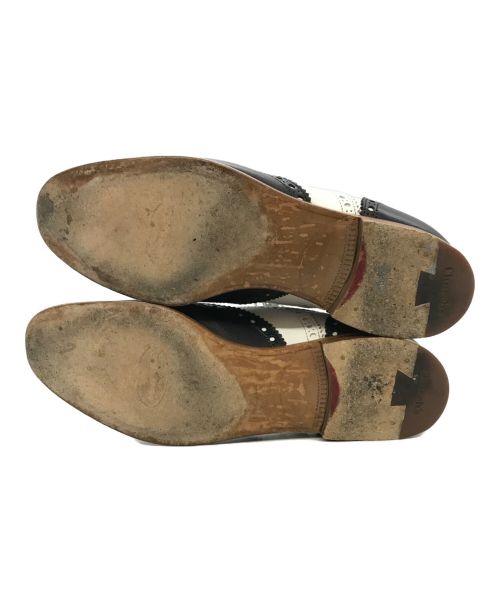 CHURCH'S（チャーチ）CHURCH'S (チャーチ) ウィングチップシューズ ブラック×ホワイト サイズ:38 1/2の古着・服飾アイテム