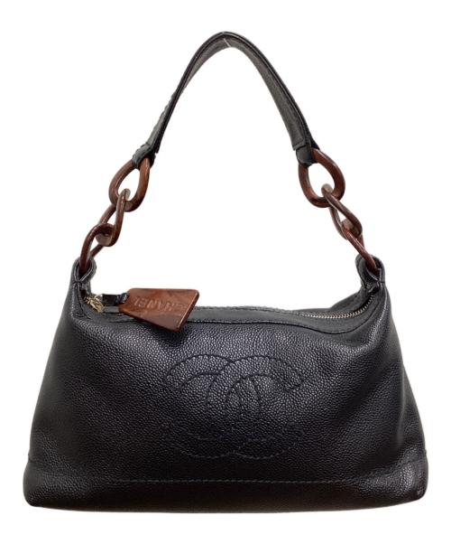 CHANEL（シャネル）CHANEL (シャネル) ワンショルダーバッグ ブラックの古着・服飾アイテム
