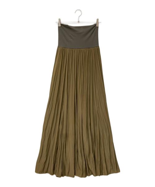 AK+1（エーケーワン）AK+1 (エーケーワン) アンブレラ スカート ブラウン サイズ:38の古着・服飾アイテム