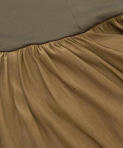 AK+1（エーケーワン）AK+1 (エーケーワン) アンブレラ スカート ブラウン サイズ:38の古着・服飾アイテム