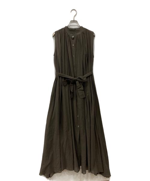 Whim Gazette（ウィムガゼット）Whim Gazette (ウィムガゼット) 2WAYワンピース ブラウン サイズ:38の古着・服飾アイテム