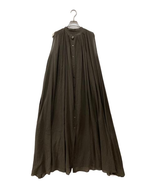 Whim Gazette（ウィムガゼット）Whim Gazette (ウィムガゼット) 2WAYワンピース ブラウン サイズ:38の古着・服飾アイテム