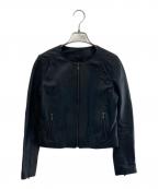 ANAYIアナイ）の古着「ラムレザージャケット」｜ブラック