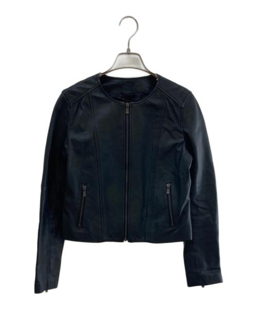 ANAYI（アナイ）ANAYI (アナイ) ラムレザージャケット ブラック サイズ:38の古着・服飾アイテム