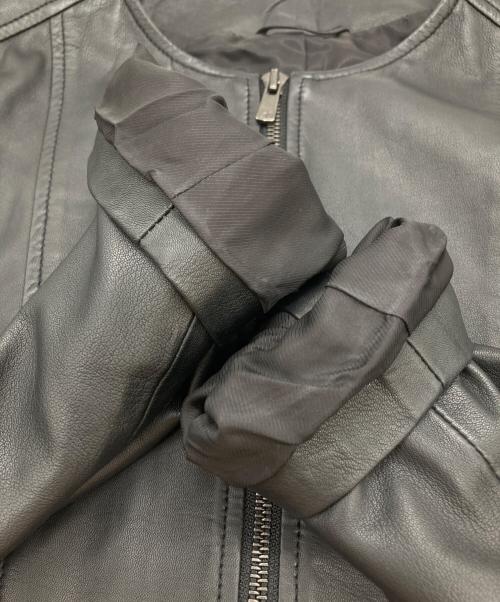 ANAYI（アナイ）ANAYI (アナイ) ラムレザージャケット ブラック サイズ:38の古着・服飾アイテム