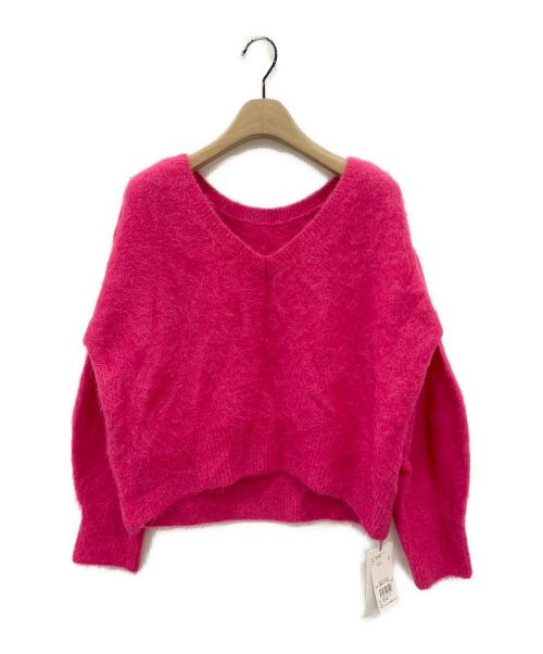 Snidel（スナイデル）Snidel (スナイデル) アルパカフラッフィーニット ショッキングピンク サイズ:Fの古着・服飾アイテム