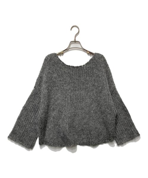 COCODEAL（ココディール）COCODEAL (ココディール) インターシャハンドニット グレー サイズ:2の古着・服飾アイテム
