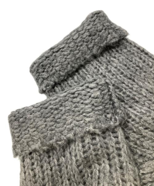 COCODEAL（ココディール）COCODEAL (ココディール) インターシャハンドニット グレー サイズ:2の古着・服飾アイテム