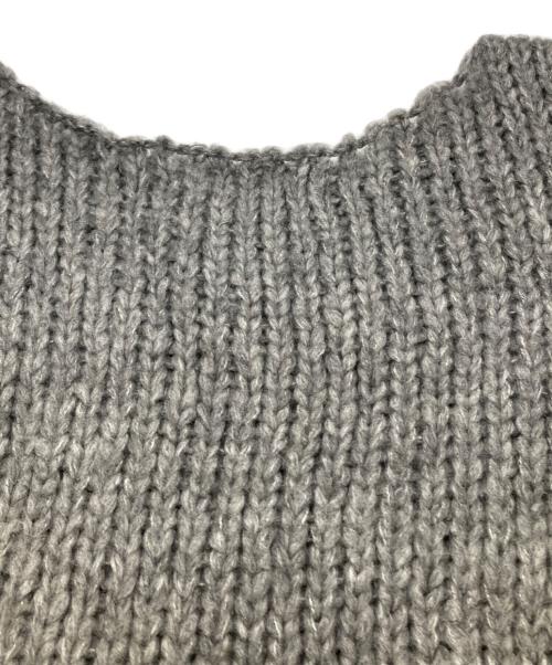 COCODEAL（ココディール）COCODEAL (ココディール) インターシャハンドニット グレー サイズ:2の古着・服飾アイテム