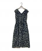 HER LIP TOハーリップトゥ）の古着「Paris Daisy Long Dress」｜ネイビー