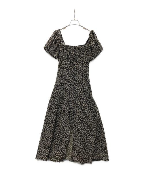 JILL STUART（ジルスチュアート）JILL STUART (ジルスチュアート) スモールフラワープリントワンピース ブラック サイズ:SIZE4 未使用品の古着・服飾アイテム