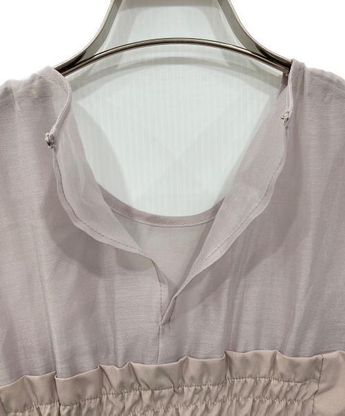 Apuweiser-riche（アプワイザーリッシェ）Apuweiser-riche (アプワイザーリッシェ) ベアリボンチュニック ベージュ サイズ:2 未使用品の古着・服飾アイテム