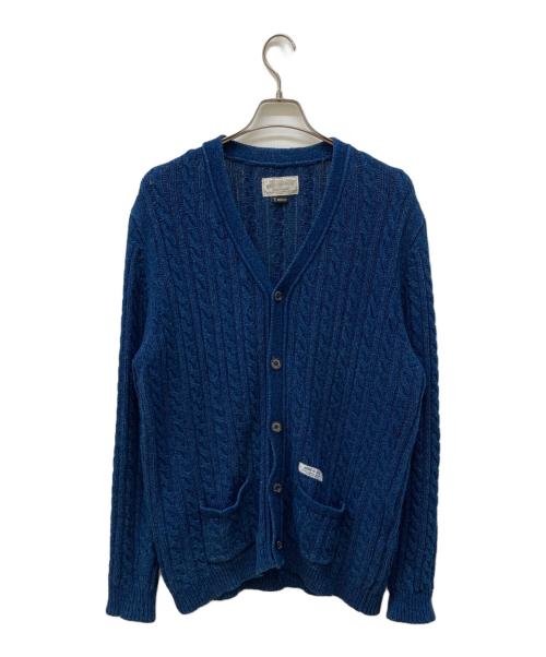 NEIGHBORHOOD（ネイバーフッド）NEIGHBORHOOD (ネイバーフッド) フィッシャーマンニットカーディガン インディゴ サイズ:XLの古着・服飾アイテム
