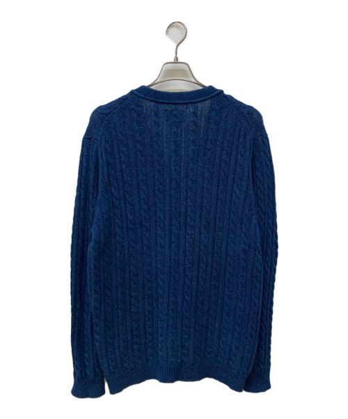 NEIGHBORHOOD（ネイバーフッド）NEIGHBORHOOD (ネイバーフッド) フィッシャーマンニットカーディガン インディゴ サイズ:XLの古着・服飾アイテム