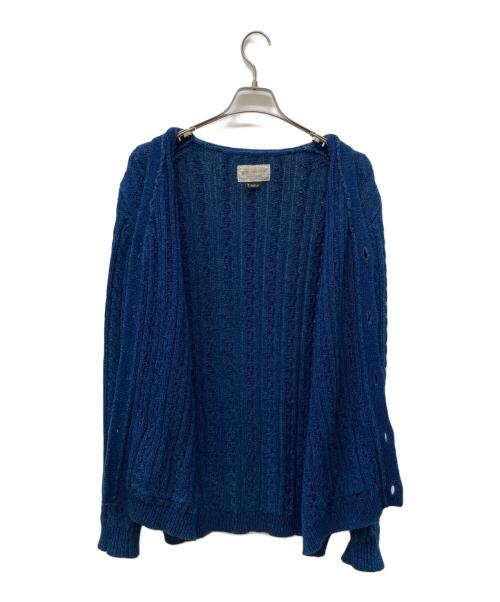 NEIGHBORHOOD（ネイバーフッド）NEIGHBORHOOD (ネイバーフッド) フィッシャーマンニットカーディガン インディゴ サイズ:XLの古着・服飾アイテム