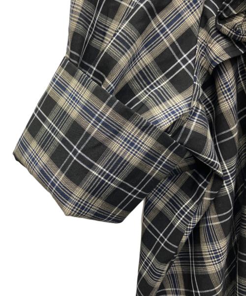 furfur（ファーファー）furfur (ファーファー) ビッグボウタイチュニックブラウス ブラック サイズ:SIZE Free 未使用品の古着・服飾アイテム
