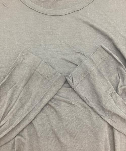 GROUND Y（グラウンドワイ）GROUND Y (グラウンドワイ) Vintage Decyne Jersey Long Shirt Docking Cut Sew ブラック サイズ:1の古着・服飾アイテム