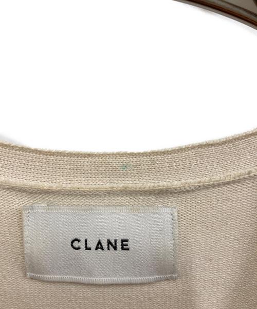 CLANE（クラネ）CLANE (クラネ) WAIST SHAPE DOLMAN CARDIGAN アイボリー サイズ:2の古着・服飾アイテム