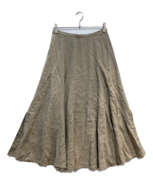 Plage（プラージュ）Plage (プラージュ) スリットリネンスカート ベージュ サイズ:38の古着・服飾アイテム