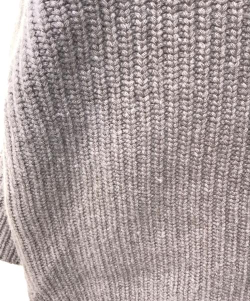 DEUXIEME CLASSE（ドゥーズィエム クラス）Deuxieme Classe (ドゥーズィエム クラス) ボートネックアゼ ニット　18080560007030 ベージュ サイズ:FREEの古着・服飾アイテム