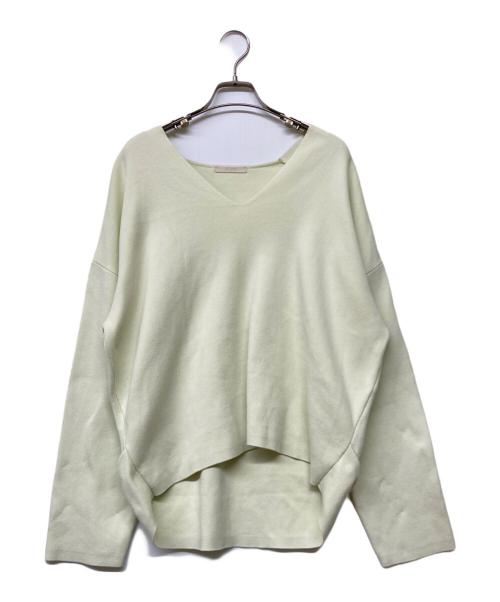 Plage（プラージュ）Plage (プラージュ) ORGANIC COTTON フォルムニット グリーン サイズ:Freeの古着・服飾アイテム