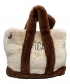GOOD GRIEF!グッドグリーフ）の古着「GCA EMB. FAUX FUR TOTE BAG」｜ブラウン×アイボリー