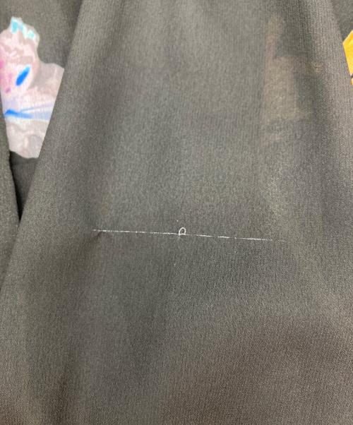 MURUA（ムルーア）MURUA (ムルーア) フラワープリントシャリーングワンピース ブラック サイズ:FREEの古着・服飾アイテム