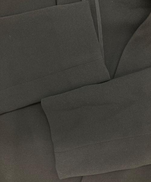 theory（セオリー）theory (セオリー) ノーカラーロングジャケット ブラックの古着・服飾アイテム