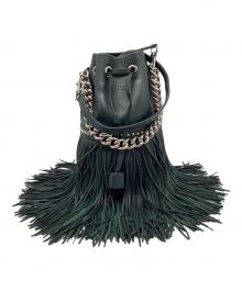 J&M DAVIDSON（ジェイ＆エム デヴィッドソン）の古着「FRINGE CARNIVAL MINI」｜グリーン