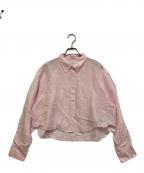 IENAイエナ）の古着「ラミーリヨセルショートシャツ」｜ピンク