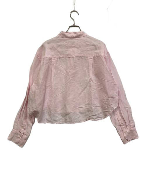 IENA（イエナ）IENA (イエナ) ラミーリヨセルショートシャツ ピンク サイズ:38の古着・服飾アイテム