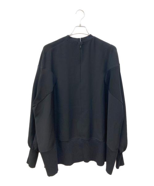 ENFOLD（エンフォルド）ENFOLD (エンフォルド) ボックスプルオーバー ブラック サイズ:38の古着・服飾アイテム