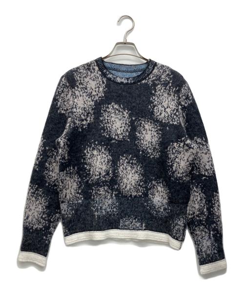TAKESHI KOSAKA by Y's Pink Label（タケシコウサカ バイ ワイズピンクレーベル）TAKESHI KOSAKA by Y's Pink Label (タケシコウサカ バイ ワイズピンクレーベル) モヘア混ニット ネイビー サイズ:2の古着・服飾アイテム