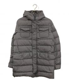 HERNO（ヘルノ）の古着「ウォーターレペレントナイロン 4ポケット ダウンフーディーコート」｜グレー