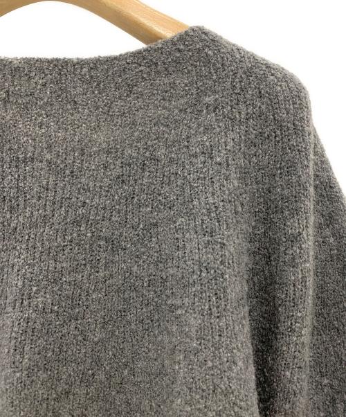 Plage（プラージュ）Plage (プラージュ) ブークレーヤーン 5Gニットアップ グレー サイズ:ＳＩＺＥ　ＦＲＥＥの古着・服飾アイテム