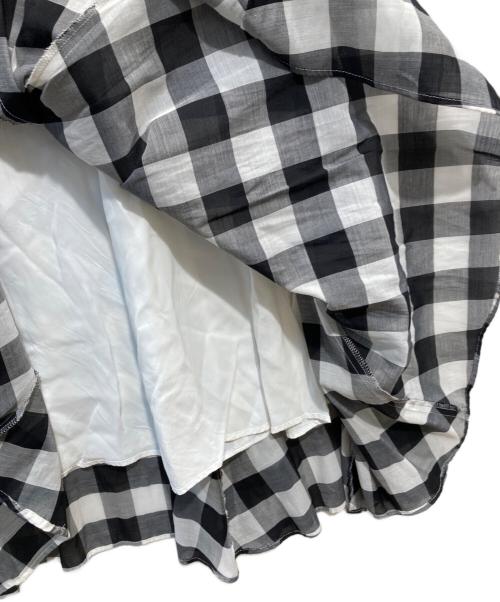 FRAMeWORK（フレームワーク）FRAMeWORK (フレームワーク) ギンガムスカート ブラック サイズ:40の古着・服飾アイテム