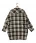 Americana (アメリカーナ) オーバーサイズチェックウエスタンシャツ グレー サイズ:FREE：4000円