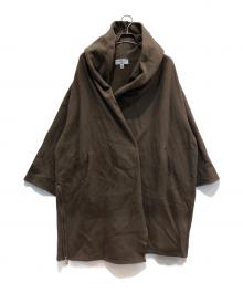 Americana（アメリカーナ）の古着「スウェットガウンコート」｜ブラウン