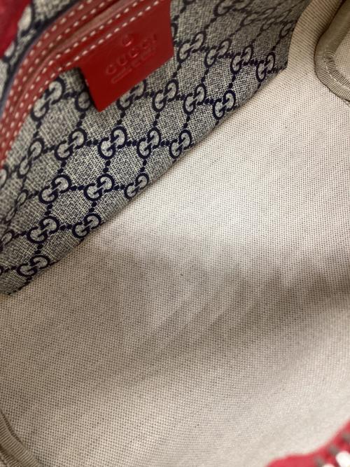 GUCCI（グッチ）GUCCI (グッチ) ミニボストンバッグ レッドの古着・服飾アイテム