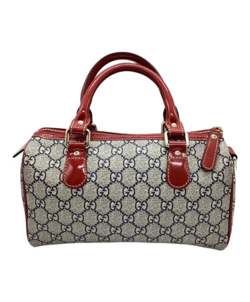 GUCCI（グッチ）GUCCI (グッチ) ミニボストンバッグ レッドの古着・服飾アイテム