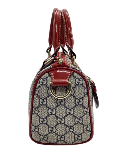 GUCCI（グッチ）GUCCI (グッチ) ミニボストンバッグ レッドの古着・服飾アイテム