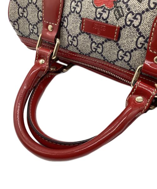GUCCI（グッチ）GUCCI (グッチ) ミニボストンバッグ レッドの古着・服飾アイテム