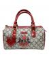 GUCCI（グッチ）の古着「ミニボストンバッグ」｜レッド