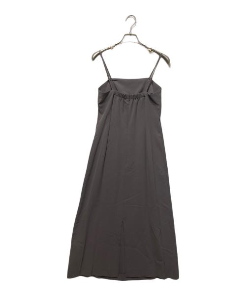 FRAY ID（フレイ アイディー）FRAY ID (フレイ アイディー) メッシュレースレイヤードドレス ブラウンの古着・服飾アイテム