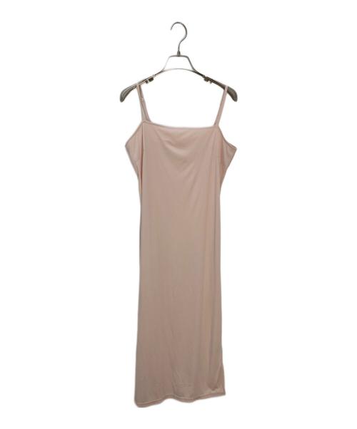 Snidel（スナイデル）Snidel (スナイデル) レースJQニットワンピース ピンク サイズ:FREE 未使用品の古着・服飾アイテム