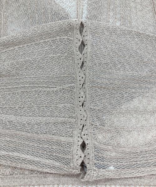 Snidel（スナイデル）Snidel (スナイデル) レースJQニットワンピース ピンク サイズ:FREE 未使用品の古着・服飾アイテム