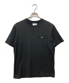 LACOSTE（ラコステ）の古着「ポケットTシャツ」｜ブラック